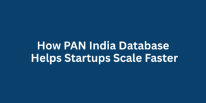 How PAN India Database Helps Startups Scale Faster
