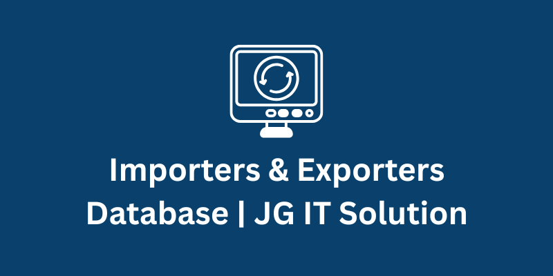 title - Importers & Exporters Database JG IT Solution