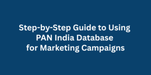 Step-by-Step Guide to Using PAN India Database for Marketing Campaigns