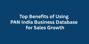 Top Benefits of Using PAN India Business Database for Sales Growth