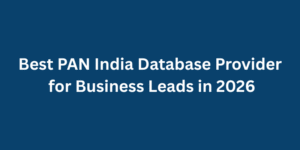 Best PAN India Database Provider for Business Leads in 2026