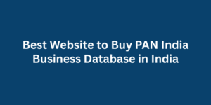 Best Website to Buy PAN India Business Database in India