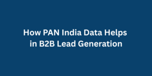 How PAN India Data Helps in B2B Lead Generation