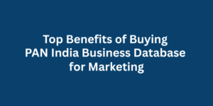 Top Benefits of Buying PAN India Business Database for Marketing
