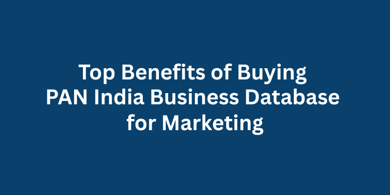 Top Benefits of Buying PAN India Business Database for Marketing